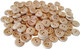 Round 2-Hole Plastic Buttons, Wood-Finish  - (Pack of 100)